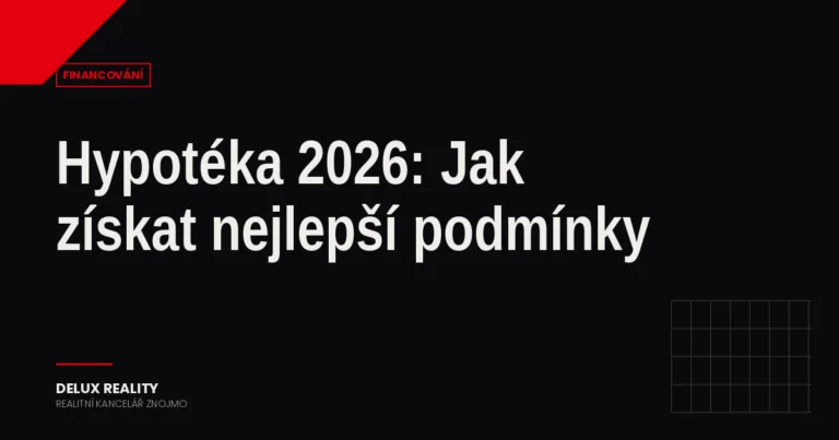 Sazby hypoték 2026: aktuální přehled bank a jak získat lepší sazbu