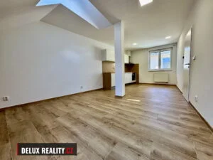 Pronájem bytu 2+kk, Sokolská 43, Znojmo – Obývací pokoj s kuchyňským koutem