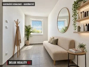 Pronájem komerčních prostor, 52 m², Nová Přímětická, Znojmo – ilustrační vizualizace kadeřnictví 6
